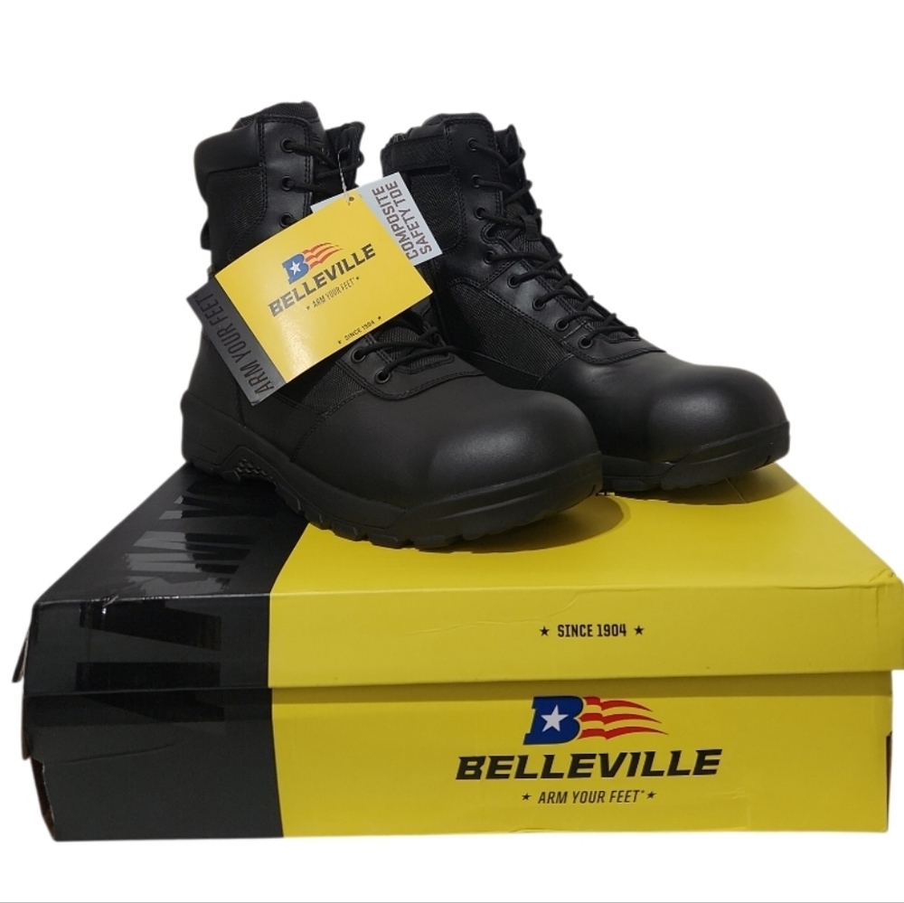 SPEAR POINT BV918ZWPCT Waterproof Composite Toe Side-Zip Tactical Boot (13)
